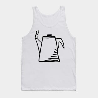 Retro Kettle Design Tank Top